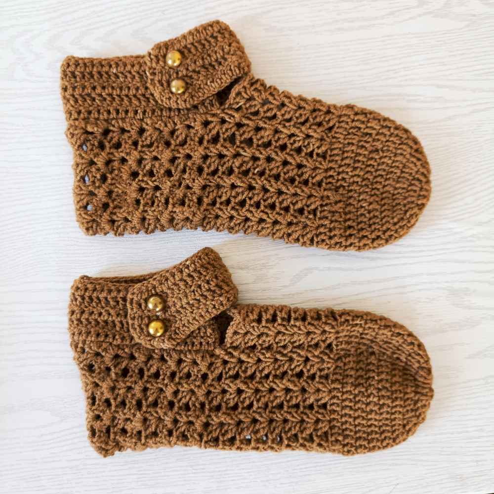 Persian Handwoven Cotton Socks for Women Knitted Nazanin