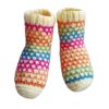 Persian Handwoven Cotton Socks for Women Knitted Rainbow