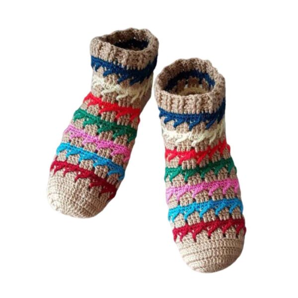 Persian Handwoven Cotton Socks for Women Knitted Sun