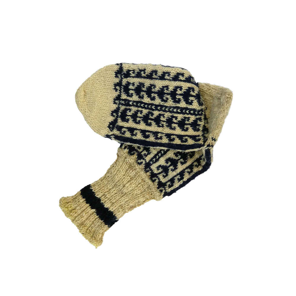 Persian Handwoven Wool Socks for Women Knitted Emad