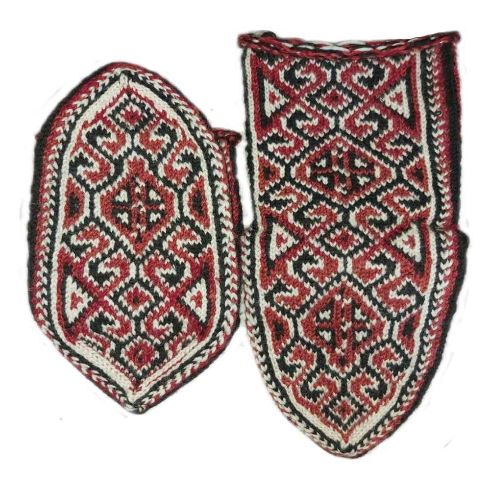 Persian Handwoven Wool Socks for Women Knitted Toranj