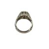 Persian Blue Topaz Silver Ring for Men Hadi