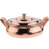 Persian Copper Sauté Pan - Handcrafted with Lid (Arash Model)