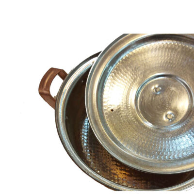 Persian Copper Sauté Pan – Handcrafted with Lid (Artin Model)