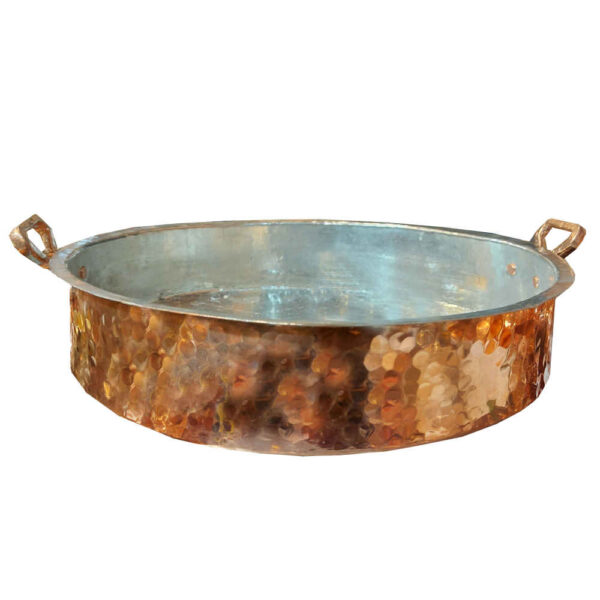 Persian Copper Sauté Pan - Handcrafted Arezoo Design