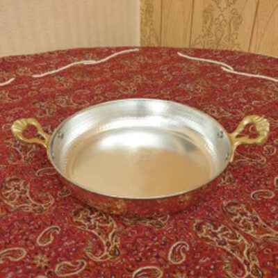 Handcrafted Persian Copper Frying Pan – Azin Design