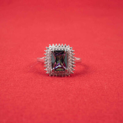 Blue Topaz Silver Ring for Women Mahsa