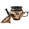 Persian Copper Stovetop Samovar Decorative Tea Maker with Teapot Engraved