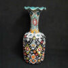 Decorative Vase Hand-Painted with Persian Minakari Enamel Fazel