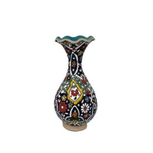 Iranian Enameling Pottery Vase Model Floral