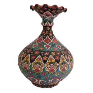 Iranian Enameling Pottery Vase Model Laleh