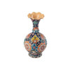 Decorative Vase Hand-Painted with Persian Minakari Enamel Sheypoori