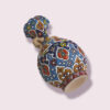 Decorative Vase Hand-Painted with Persian Minakari Enamel Tanaz