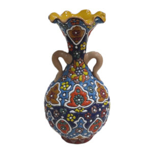 Iranian Enameling Pottery Vase Model Tanaz