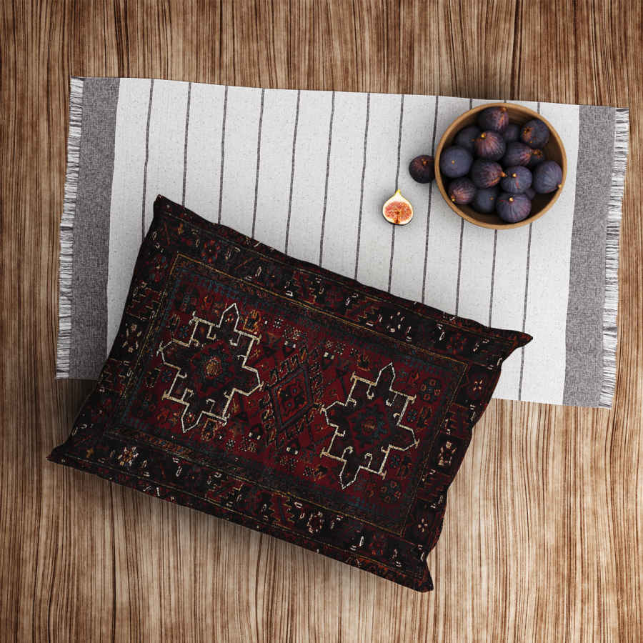 Persian Velvet Pillowcase – Standard Sized Model Bina – Timeless Elegance (x2)