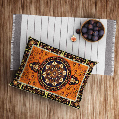 Persian Velvet Pillowcase – Standard Sized Model Doran – Exquisite and Plush (x2)