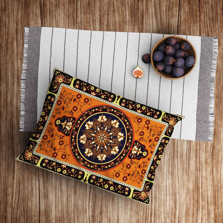 Persian Velvet Pillowcase – Standard Sized Model Doran – Exquisite and Plush (x2)