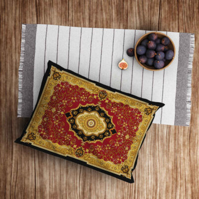 Persian Velvet Pillowcase – Standard Sized Model Janat – Elegant and Comfortable (x2)
