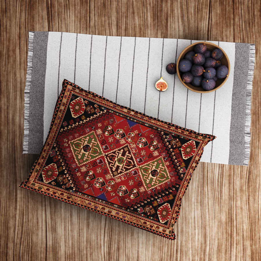 Persian Velvet Pillowcase – Standard Sized Model Karin – Elegant and Cozy (x2)