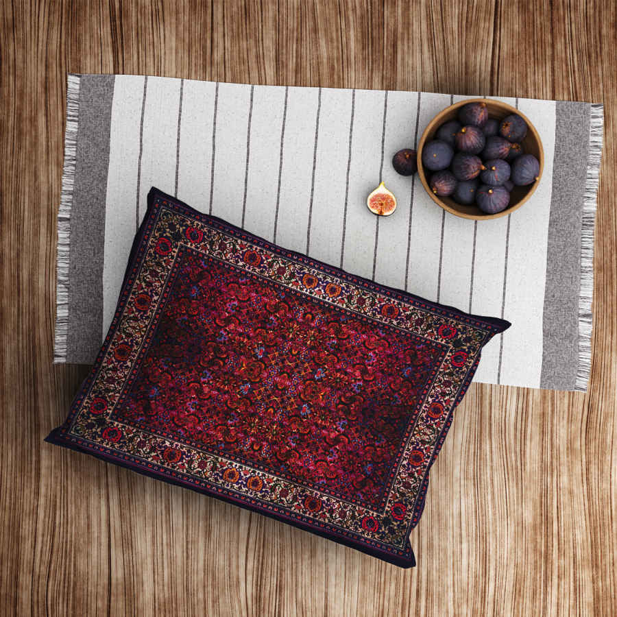 Persian Velvet Pillowcase – Standard Sized Model Negar – Richly Textured (x2)