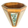 Persian Wooden Waste Basket – Khatamkari Barjasteh Design