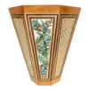 Persian Wooden Waste Basket – Khatamkari Barjasteh Design