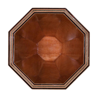 Persian Wooden Waste Basket – Khatamkari Geometric Design