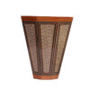 Persian Wooden Waste Basket – Khatamkari Geometric Design