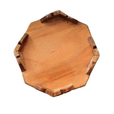 Persian Wooden Waste Basket – Khatamkari Helal Pattern