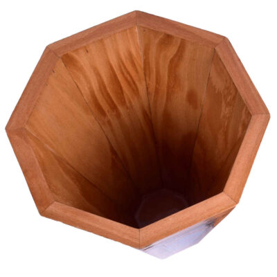 Persian Wooden Waste Basket – Khatamkari Shekar Pattern