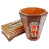 Persian Waste Basket & Tissue Box – Khatamkari Tazhib