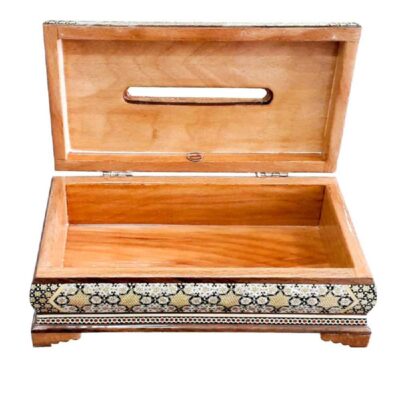 Persian Waste Basket & Tissue Box – Khatamkari Tarokh