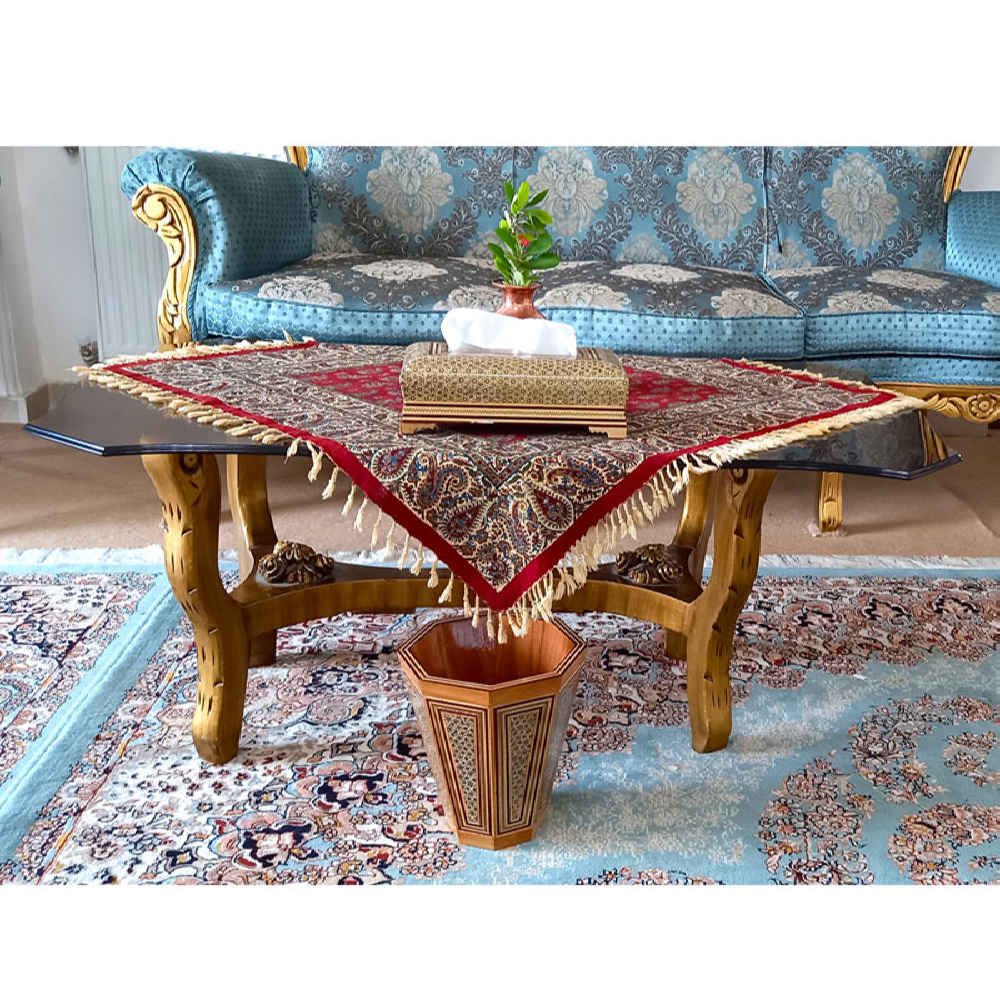 Persian Waste Basket & Tissue Box – Khatamkari Raz