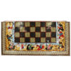 Persian Marquetry Chess Board Model Chogan