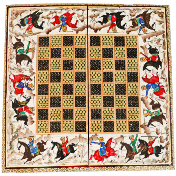 Persian Khatamkari Chess Board Model Hunt