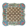 Persian Wooden Marquetry Chess Board Model Miniature