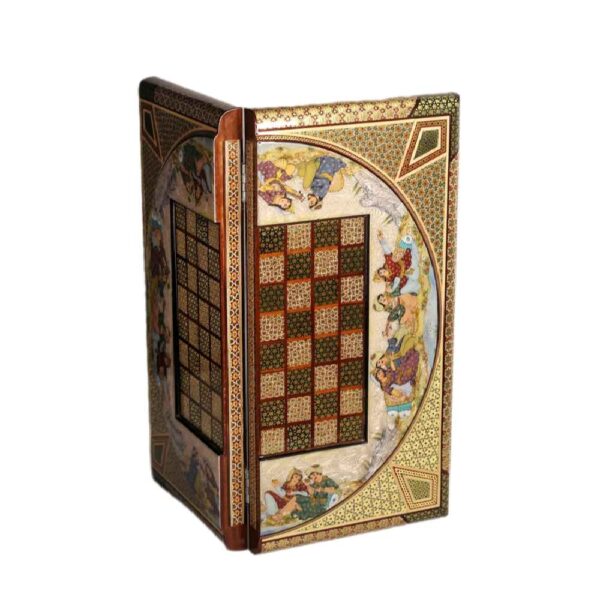 Persian Khatamkari Chess Board Model Taranom