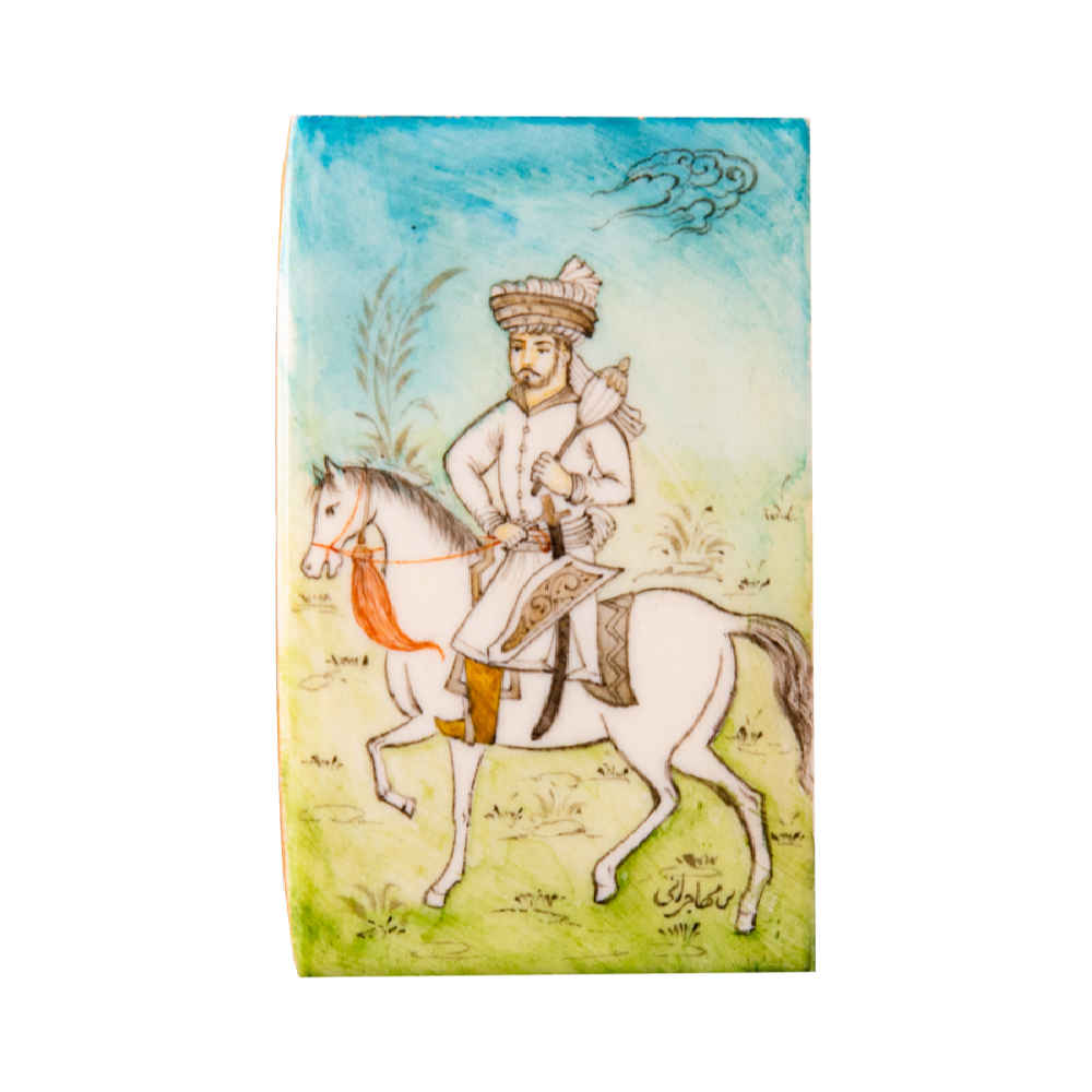 Handcrafted Bone Jewelry Box with Persian-Inspired Arash Pattern