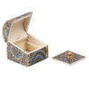 Handcrafted Bone Jewelry Box with Persian-Inspired Majnun Pattern