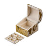 Handcrafted Bone Jewelry Box with Persian-Inspired Misha Pattern
