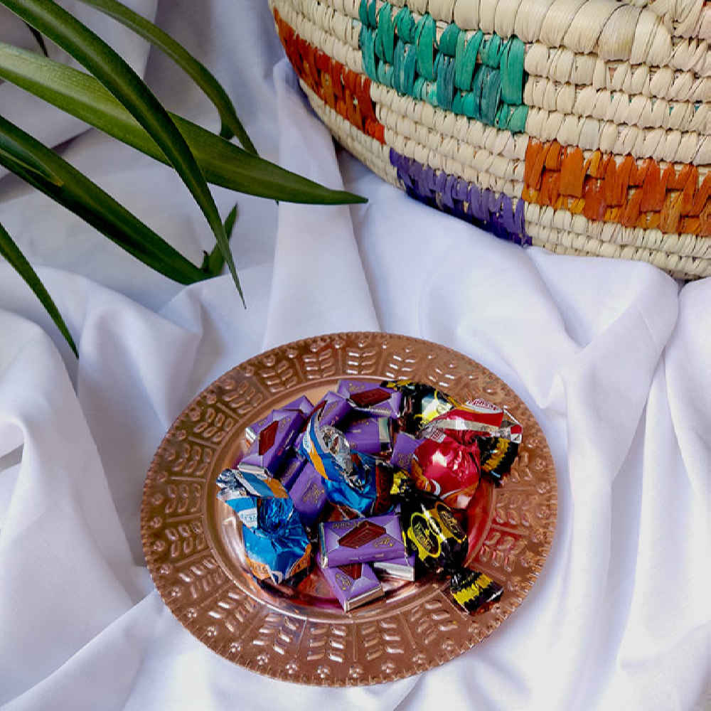 Persian Copper Dinnerware Plate – Model Atrisa