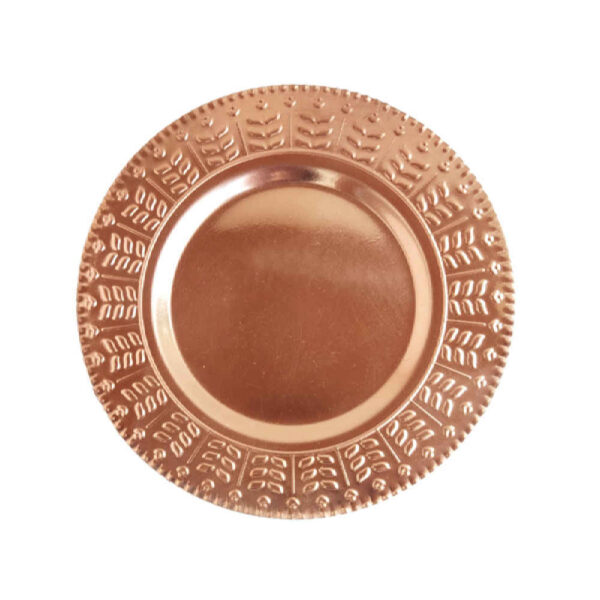 Persian Copper Dinnerware Plate - Model Atrisa