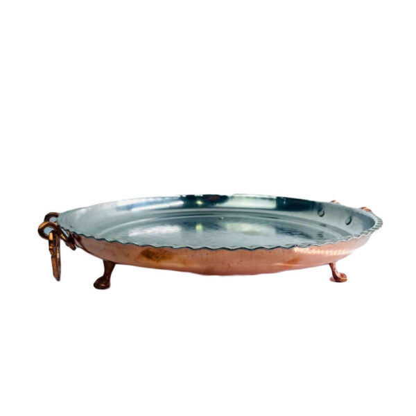 Persian Copper Serving Platter Hammered Dalbor