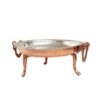 Persian Copper Serving Platter Hammered Gooshvareh