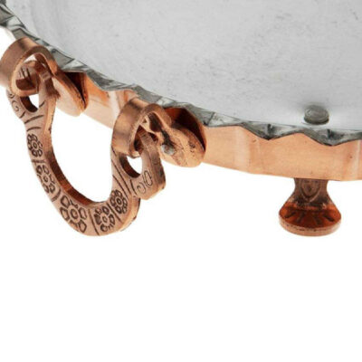 Persian Copper Serving Platter Hammered Rezaei