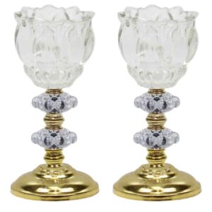 Persian Crystal Candlesticks Model Ashki