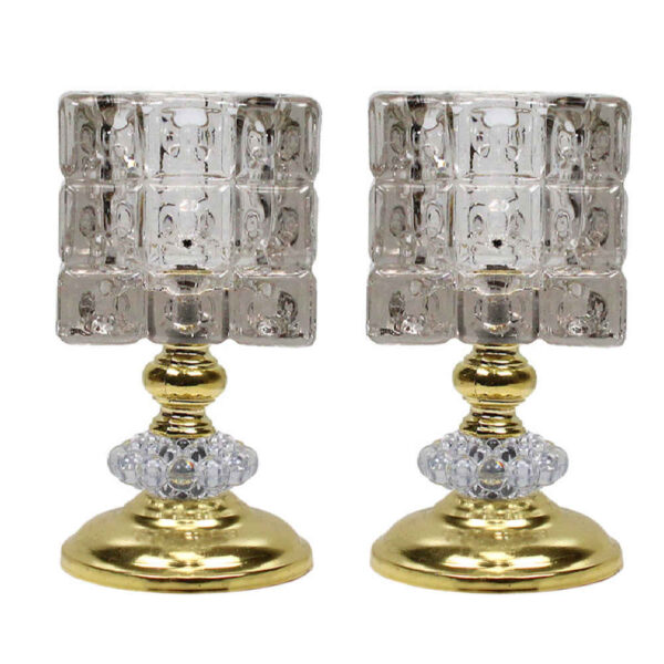 Persian Crystal Candlestick Model Kheshti (2x)