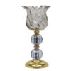 Persian Crystal Candlestick Tulip Shaped Model Laleh (2x)