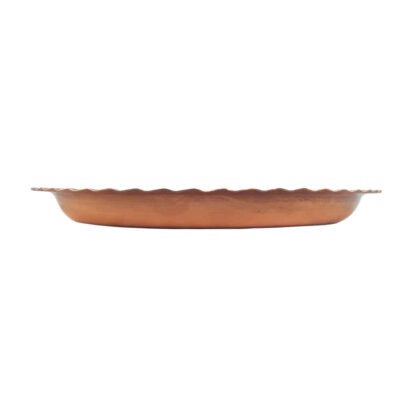 Persian Copper Serving Tray Traditionally Hammered Mahestan