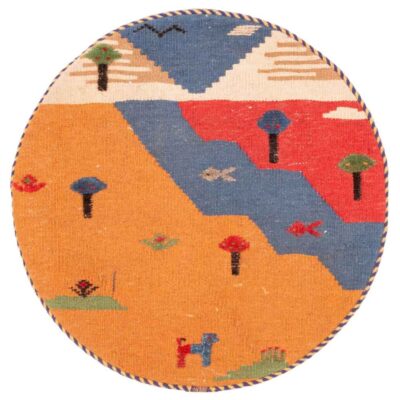 Persian Kilim Cushion Cover – Handwoven Dorna Model